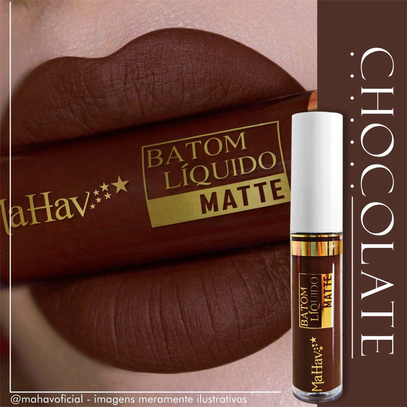 Batom Líquido Matte Mahav