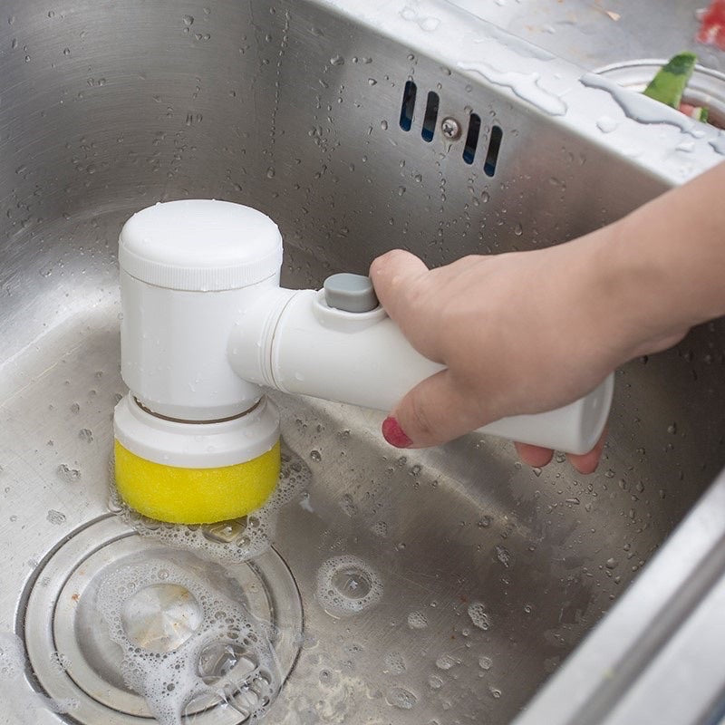 Escova elétrica 5 em 1 multifuncionalidades