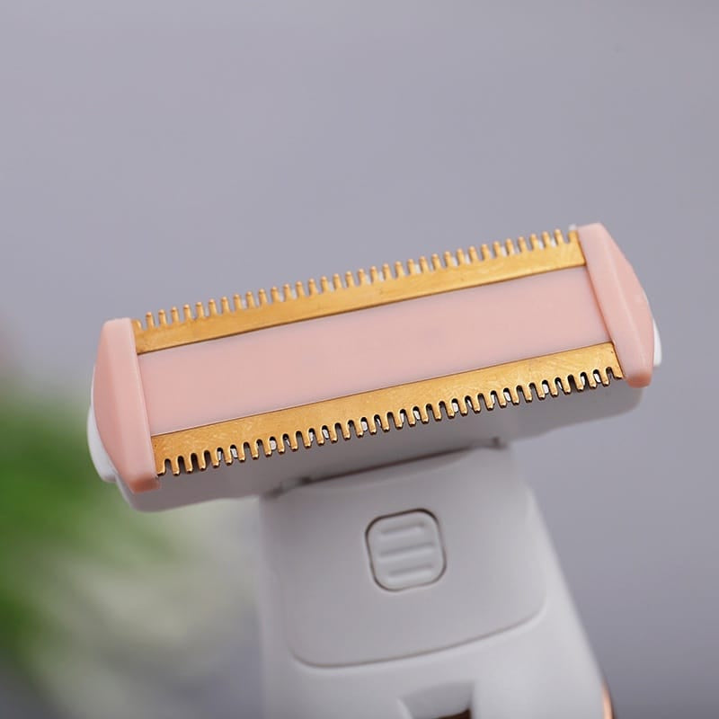 Depilador Elétrico Feminino Íntimo/Corporal, Aparador De Pelos, Seco E Molhado USB