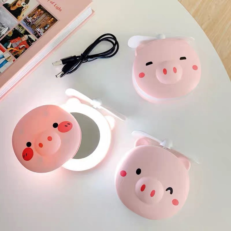 Mini Espelho com Led Para Maquiagem