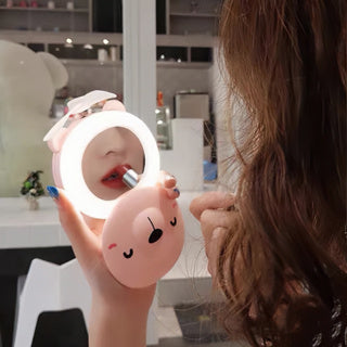 Mini Espelho com Led Para Maquiagem