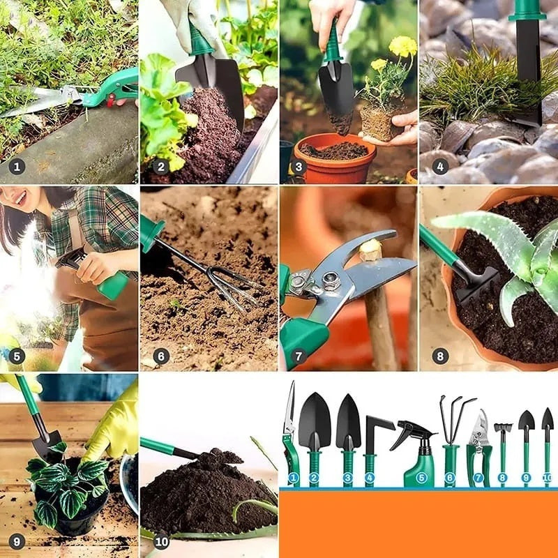 kit completo de jardinagem