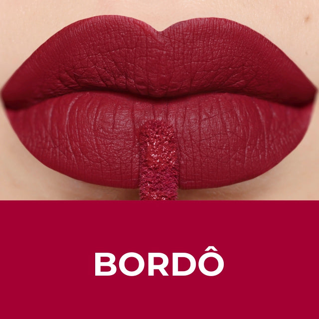 Batom Líquido Matte HD Lips Divamor