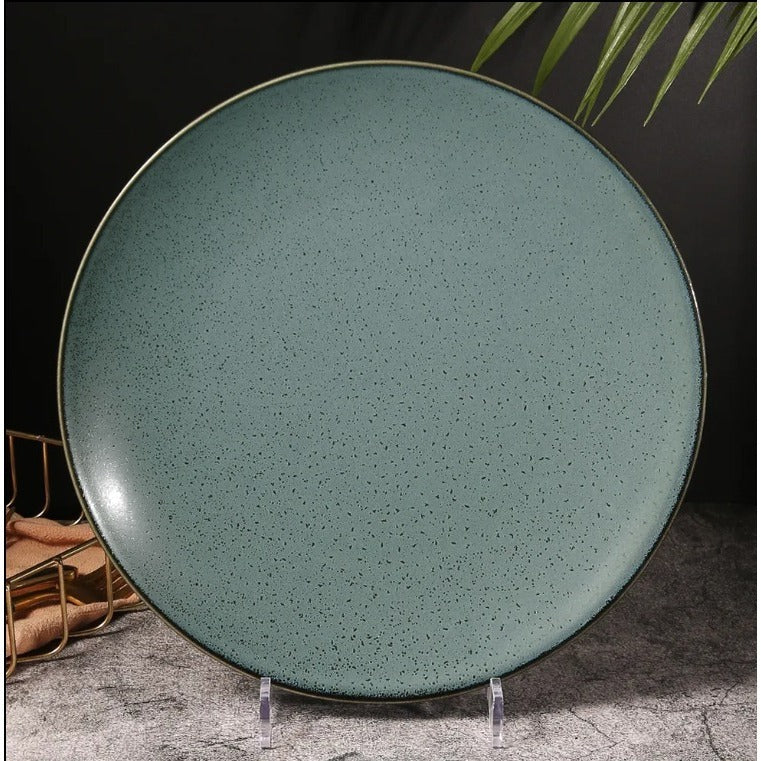 Prato razo azul perolado (100% porcelana)