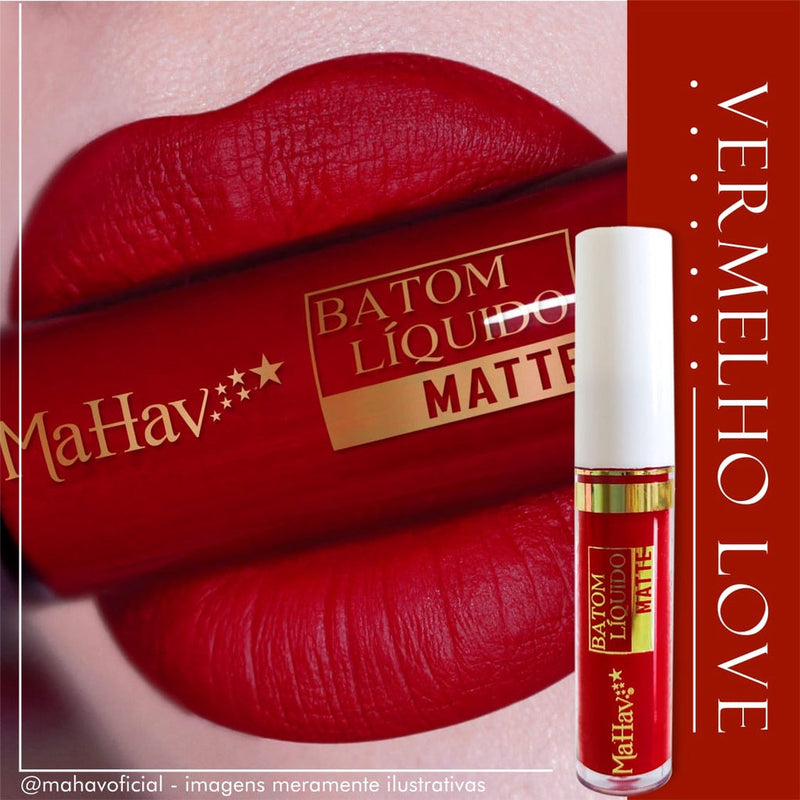 Batom Líquido Matte Mahav