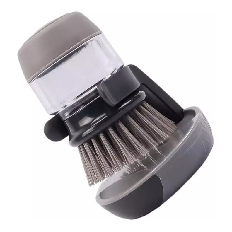 Escova de lavar louça com dispenser aclopado